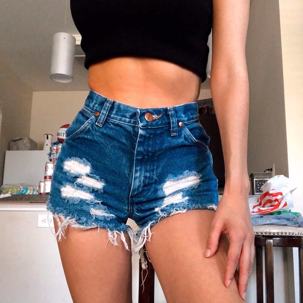 vintage wrangler shorts